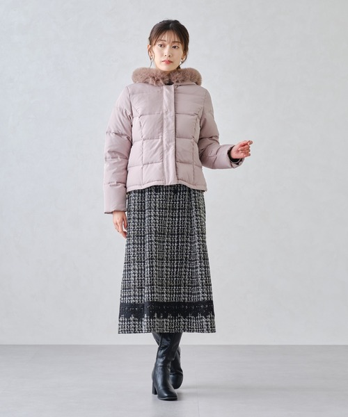 MISCH MASCH（ミッシュマッシュ） ダウンジャケット M アイボリー