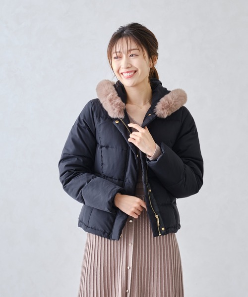 MISCH MASCH（ミッシュマッシュ） ダウンジャケット M アイボリー