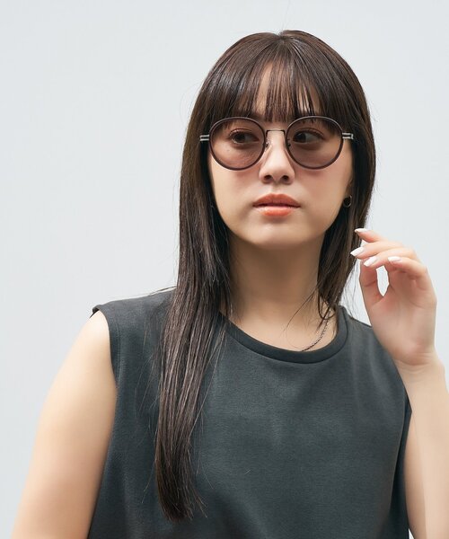 【美品】 zoff サングラス 楽天市場】|Zoff STUDIO SEVEN ボストン型 サングラス (ブラウン