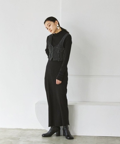「TODAYFUL」 長袖ワンピース 36inch キナリ レディース_画像4