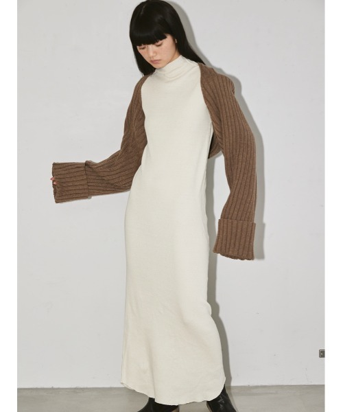 「TODAYFUL」 長袖ワンピース 36inch キナリ レディース_画像8