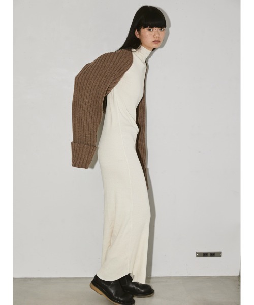 「TODAYFUL」 長袖ワンピース 36inch キナリ レディース_画像9