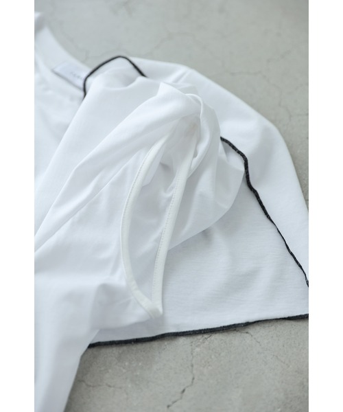 tシャツ 二の腕隠しのひらひらケープ風カットソートップス レディース cawaii tシャツ 二の腕隠しのひらひらケープ風カットソー