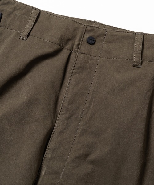 meanswhile（ミーンズワイル） ワイドパンツ パンツ Light Mil Cloth