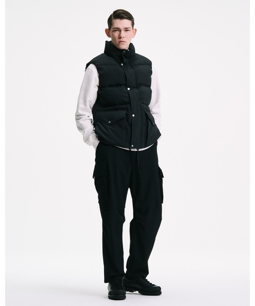 SOPHNET.（ソフネット） ワイドパンツ カーゴパンツ WASHER WOOL 