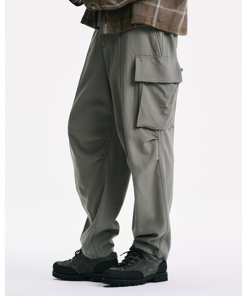SOPHNET.（ソフネット） ワイドパンツ カーゴパンツ WASHER WOOL 