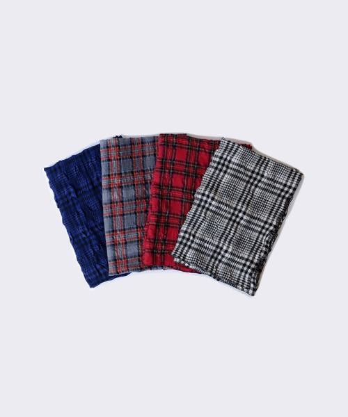 prit（プリット） マフラー ストール ウールコットンチェック ストール