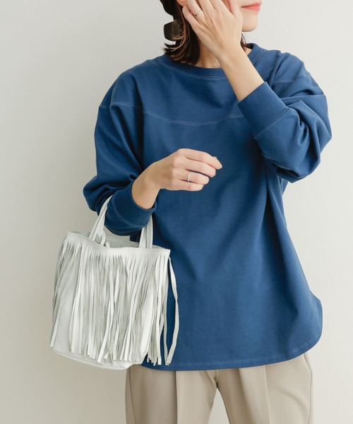 「URBAN RESEARCH DOORS」 長袖Tシャツ 1 ベージュ メンズ