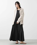 ブラウス シャツ LU麻ストライプシャツ レディースの詳細画像1