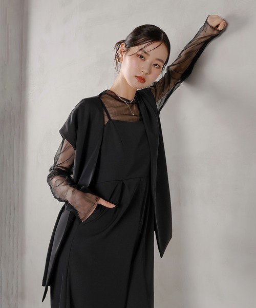 Kana パンツドレス マニッシュ ベスト セットアップ 3点