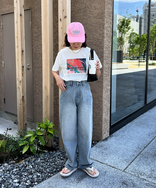 「feepur」 半袖Tシャツ MEDIUM ブラック レディース