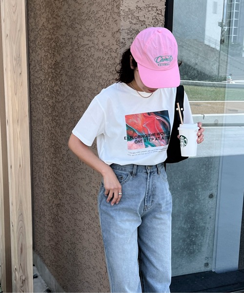 「feepur」 半袖Tシャツ MEDIUM ブラック レディース