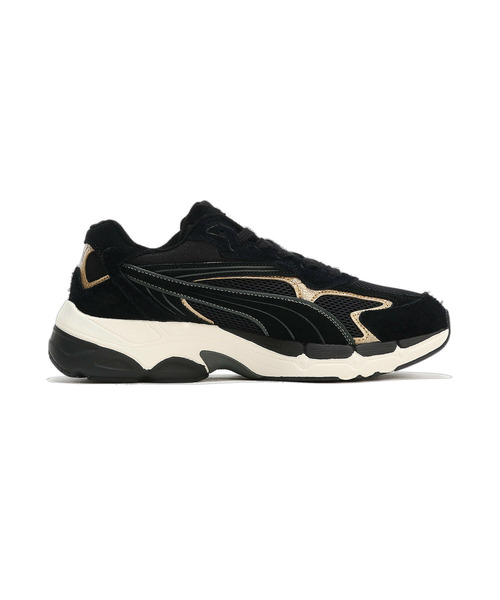 [PUMA] low cut спортивные туфли 24.0cm черный × серый мужской 