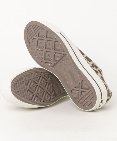 「CONVERSE」 ローカットスニーカー 24.5cm ベージュ レディース