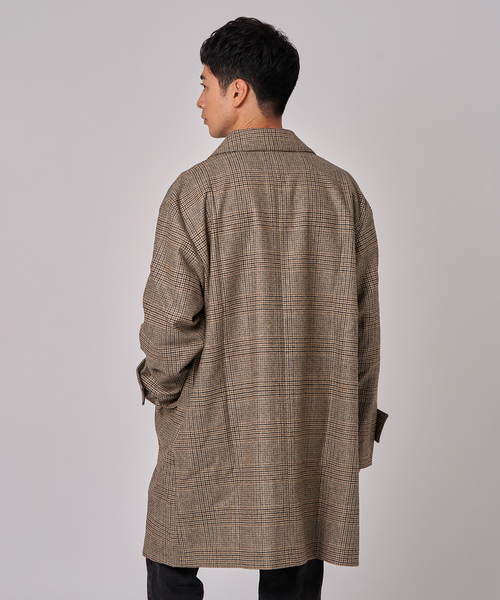 Mackintosh HUMBIE ハンビーSL ウールグレンチェックコート Mackintosh チェスターコート コート MACKINTOSH