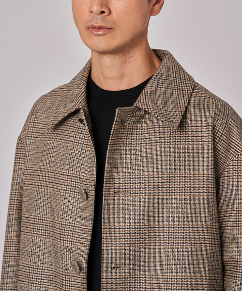 Mackintosh HUMBIE ハンビーSL ウールグレンチェックコート EDIFICE｜《予約》MACKINTOSH(マッキントッシュ) 別注 HUMBIE