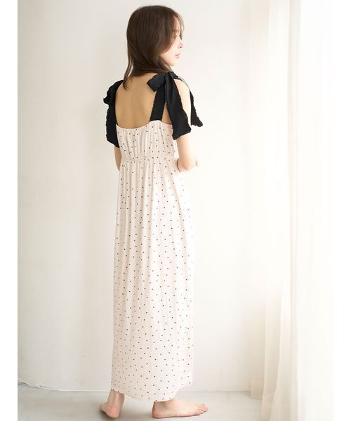 snidel home 肩リボンワンピース　パジャマ snidel home 肩リボンワンピース パジャマ SNIDEL HOME パジャマ