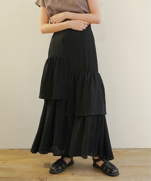 「VENCEEXCHANGE」 フリルスカート M ホワイト レディース_画像4