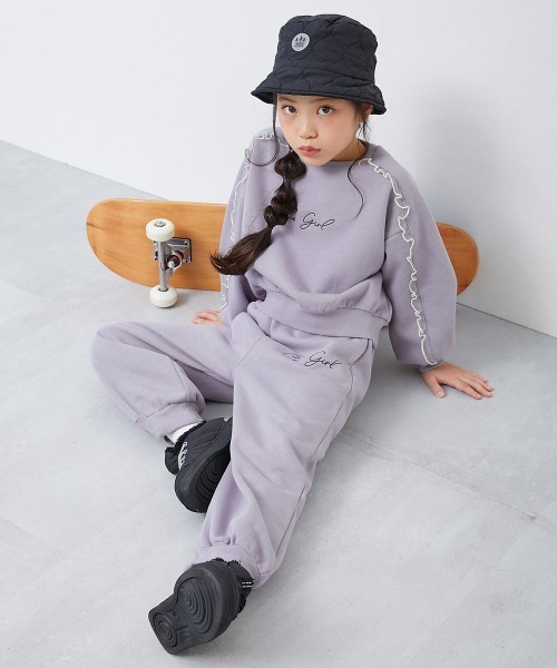 devirock（デビロック） パジャマ 袖チュール 裏起毛 セットアップ