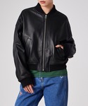 ma1 ma-1 ウィメンズ ラムレザー MA...の詳細画像5