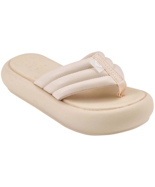 「ROXY」 フラットサンダル MEDIUM ピンク レディース_画像3