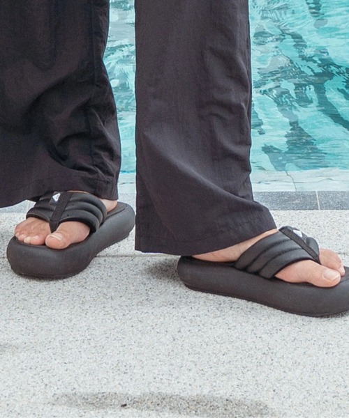 「ROXY」 フラットサンダル MEDIUM ピンク レディース_画像8