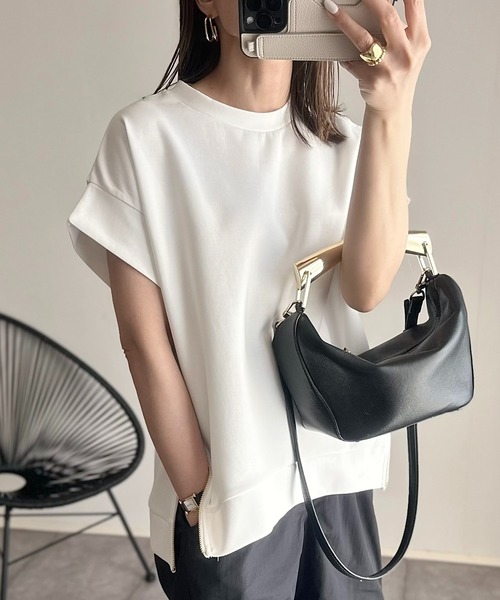 「Emma Taylor」 半袖カットソー FREE ホワイト レディース_画像3