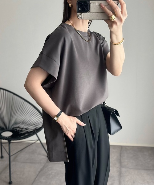 「Emma Taylor」 半袖カットソー FREE ホワイト レディース_画像4