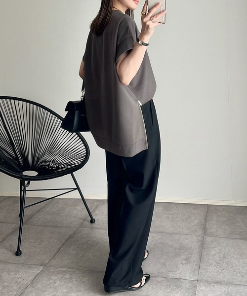 「Emma Taylor」 半袖カットソー FREE ホワイト レディース_画像6