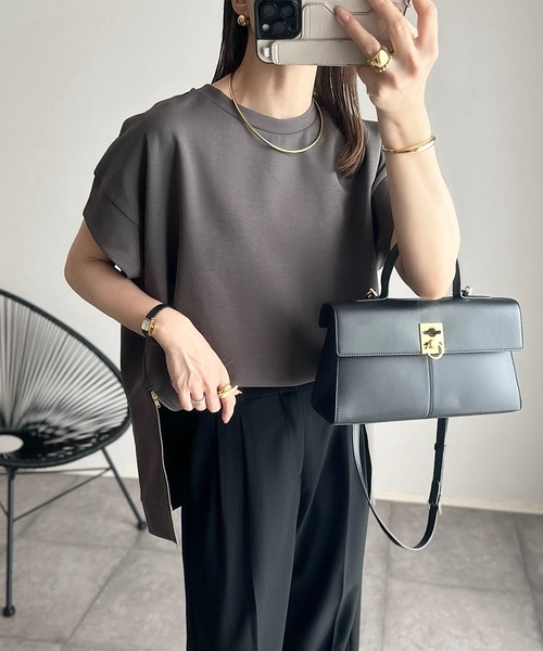 「Emma Taylor」 半袖カットソー FREE ホワイト レディース_画像8