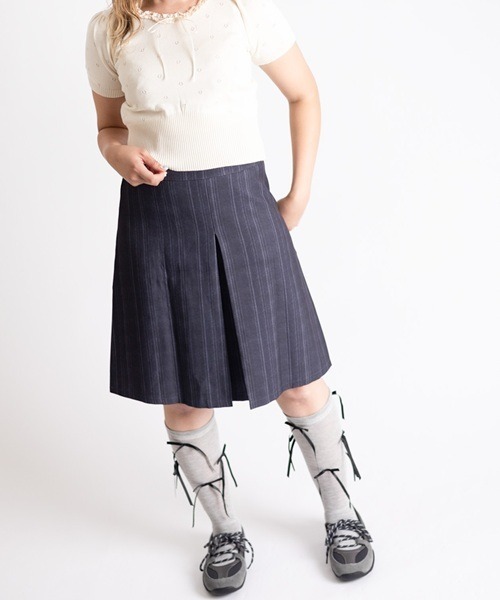 JOURNAL STANDARD クラッシックストライプ プリーツスカート journal standard L'essage（ジャーナルスタンダード レサージュ