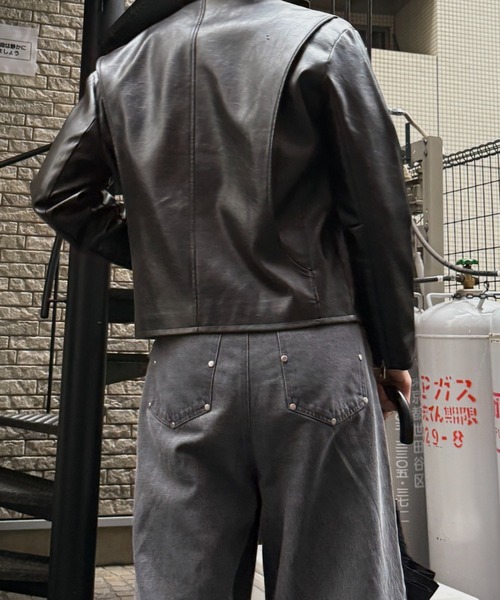 革ジャン ライダース SINGLE RIDERS JACKET メンズ レディース
