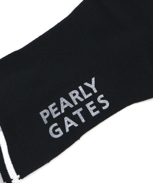 PEARLY GATES（パーリーゲイツ） 靴下 「PEARLY GATES」Pロゴ ミドル