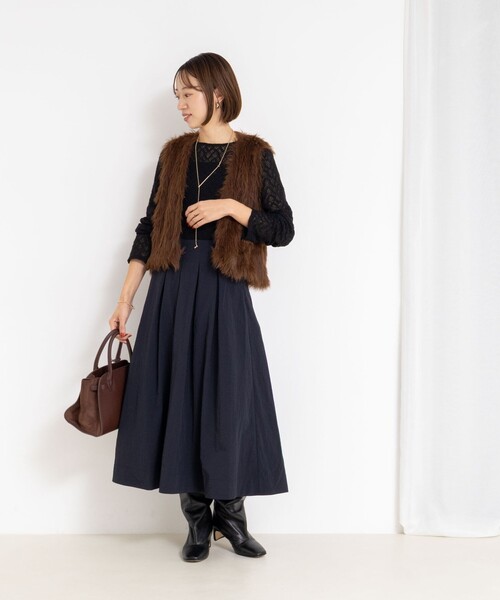 NOLLEY'S（ノーリーズ） ベスト ジレ 「MARILYN MOON/マリリーンムーン