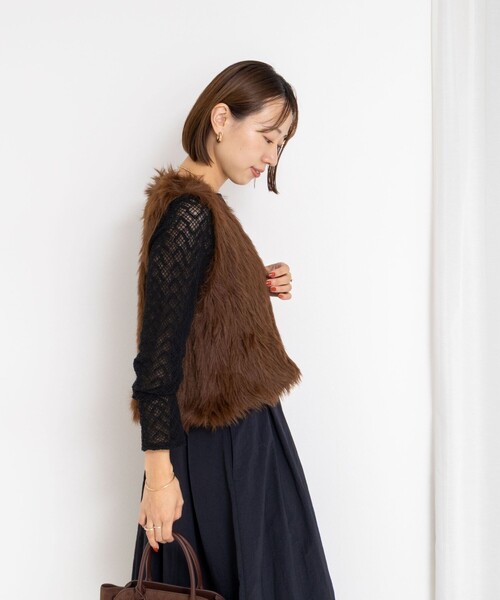 NOLLEY'S（ノーリーズ） ベスト ジレ 「MARILYN MOON/マリリーンムーン