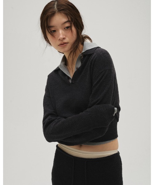 ニット/セーター todayful Layered Polo Knit Layered Polo Knit（ニット/セーター）｜TODAYFUL（トゥデイフル）の