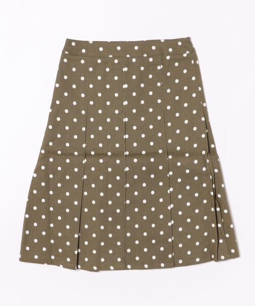 TINA：JOJUN（ティーナジョジュン） スカート ドット柄 プリーツ