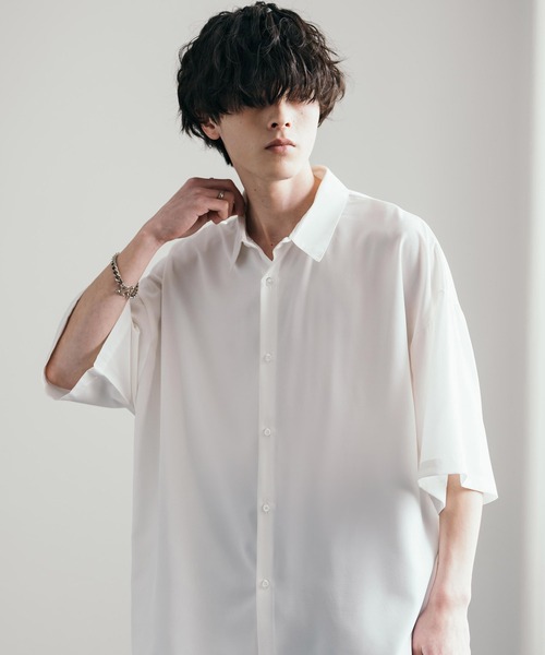 「Rocky Monroe」 半袖シャツ L ブルー メンズ_画像6