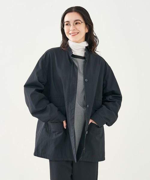 collex ブルゾン アウター ギャザージップアップブルゾン レディース