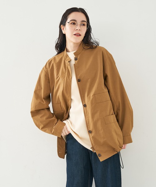 collex（コレックス） ブルゾン アウター ギャザージップアップ