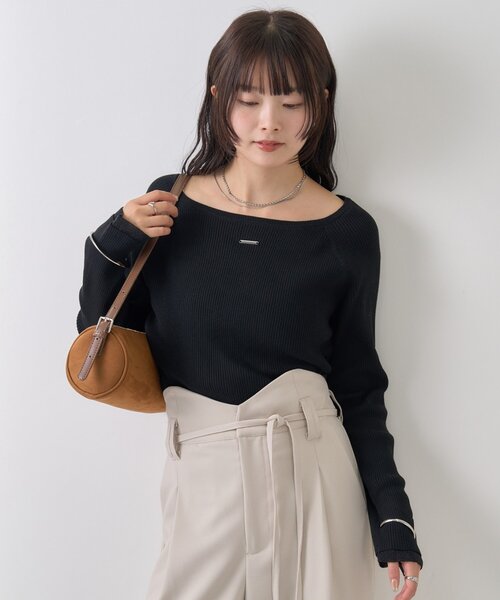 mystic（ミスティック） ニット セーター 「4色展開」プレート付き