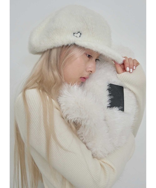 Heart Tattoo 帽子 キャスケット mohair like big casquette / モヘア