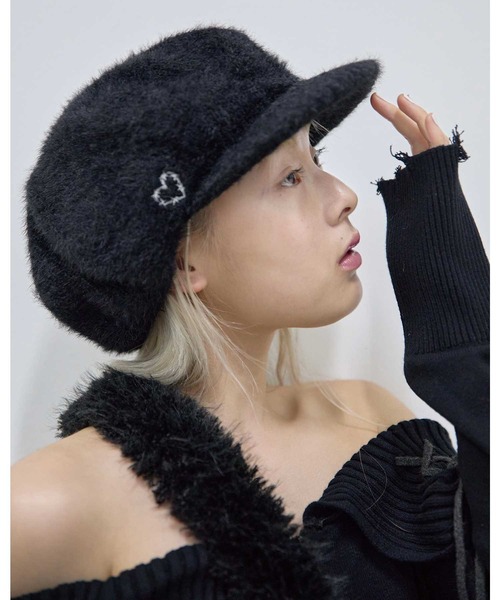 Heart Tattoo 帽子 キャスケット mohair like big casquette / モヘア