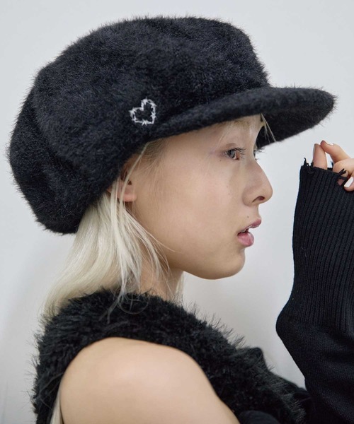 Heart Tattoo 帽子 キャスケット mohair like big casquette / モヘア