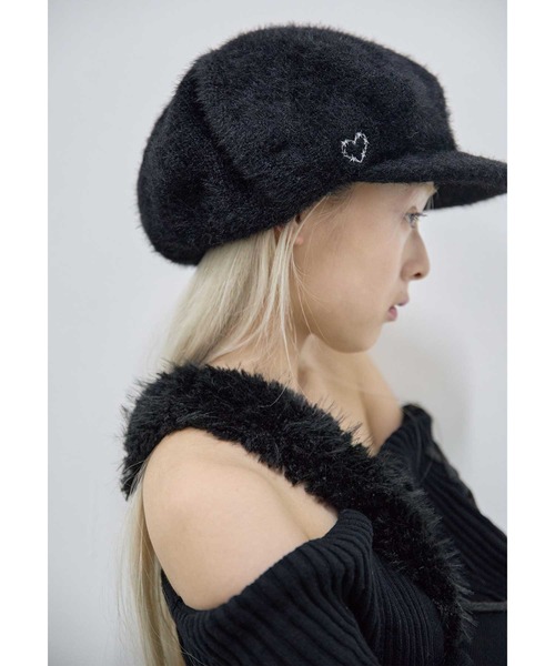 Heart Tattoo 帽子 キャスケット mohair like big casquette / モヘア