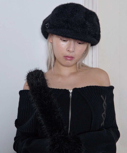 Heart Tattoo 帽子 キャスケット mohair like big casquette / モヘア