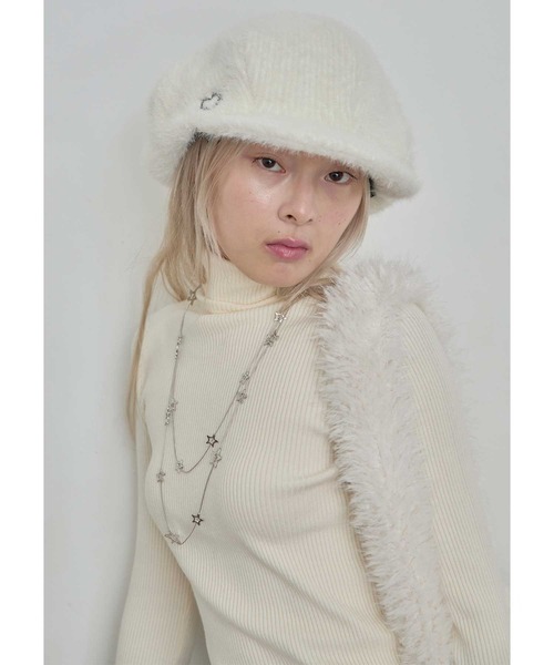 Heart Tattoo 帽子 キャスケット mohair like big casquette / モヘア Heart Tattoo 帽子 キャスケット mohair like big casquette / モヘア