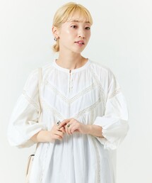 「FREAK'S STORE」 半袖ワンピース MEDIUM ブラック レディースの画像8