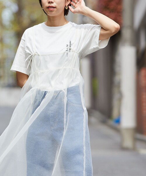 「Firsthand」 半袖カットソー ONE SIZE ホワイト レディース_画像2
