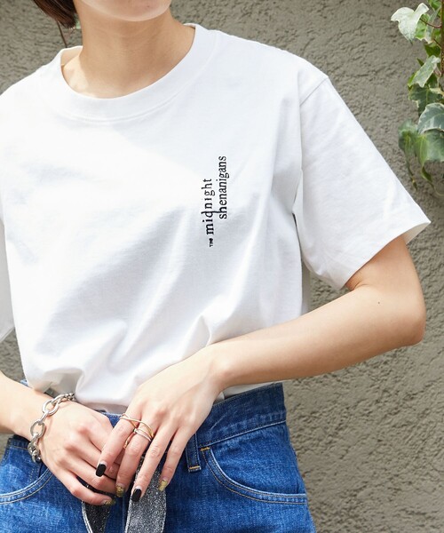 「Firsthand」 半袖カットソー ONE SIZE ホワイト レディース_画像3
